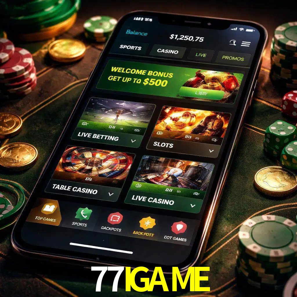Diseño de juegos móviles 77IGAME para usuarios en México